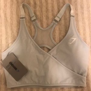 Gymshark,Elite Ice blue sports bra,size small.